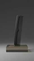 Matte Black Beard Comb
